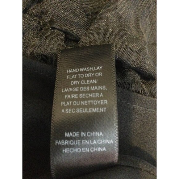 Allison New York Velvet Burnout Ruffle Mini Dress Whimsigoth Black Size XS - Picture 12 of 12